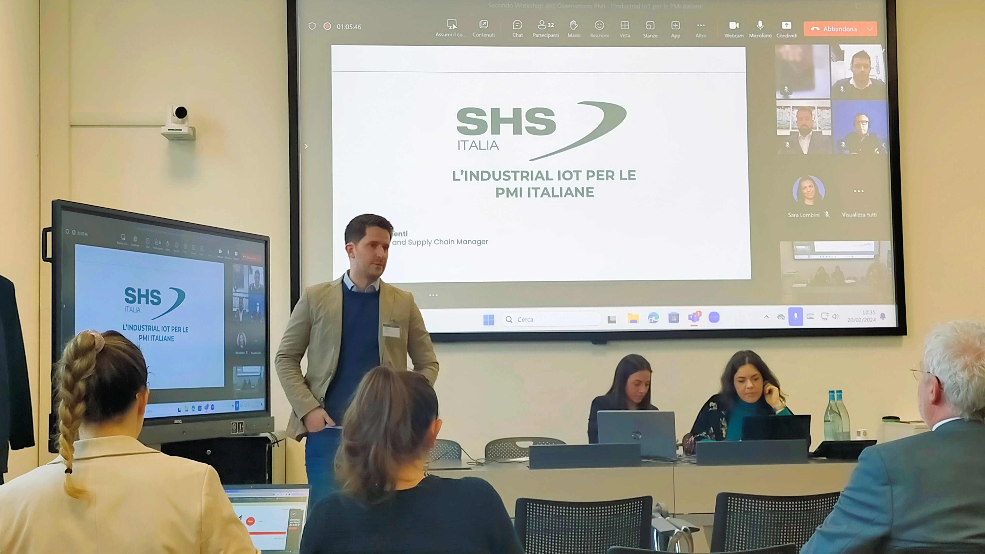 SHS Italia sul palco del Politecnico di Milano